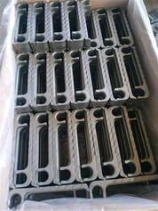 Bariau grât haearn bwrw sy'n gwrthsefyll gwres a gasgedi inswleiddio gwres